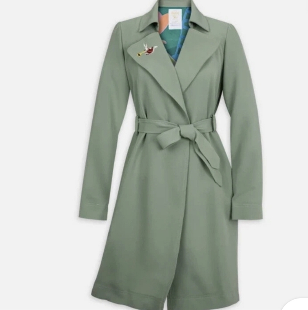 Disney Parks Alice in Wonderland by Mary Blair Trench Coat